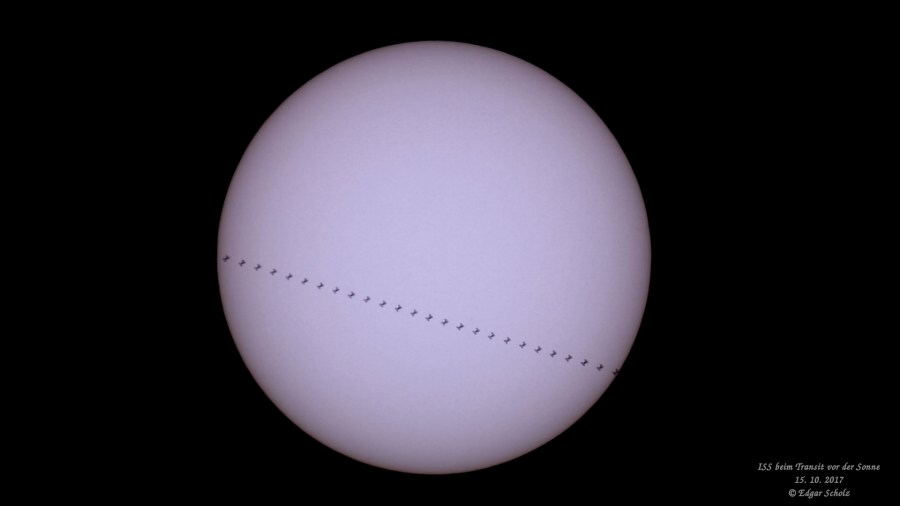 ISS Transit Sonne