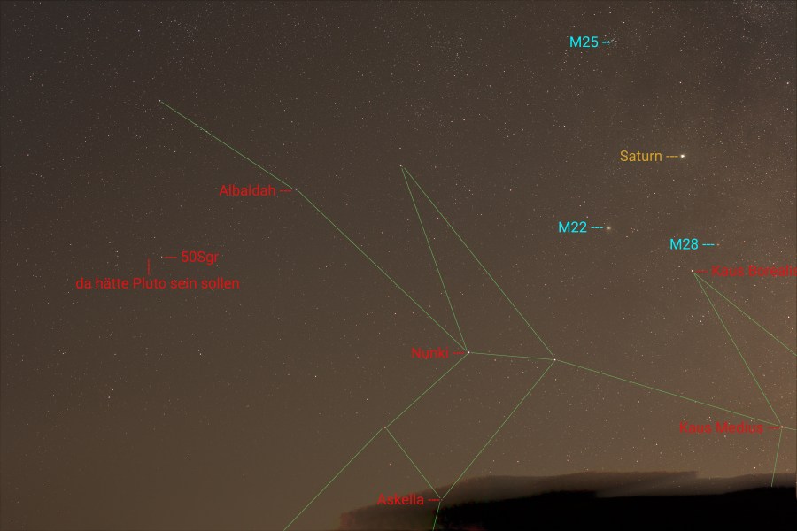 Im Sternbild Schütze