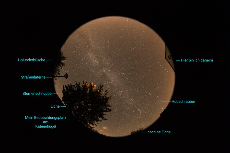 Milchstrasse-Beschriftung